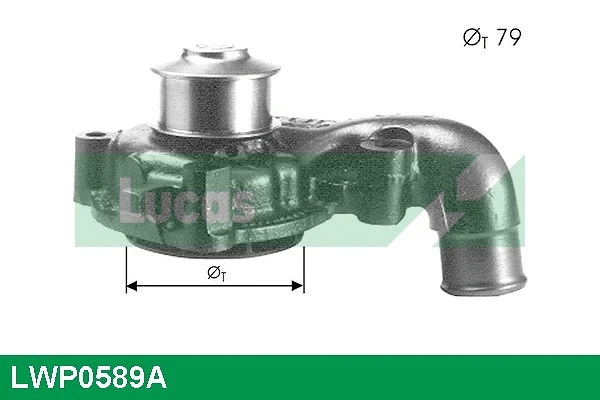 Pompe à eau, refroidissement du moteur LUCAS LWP0589A