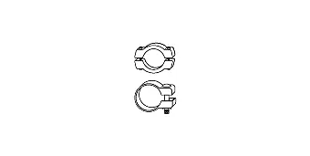 Kit d'assemblage, silencieux HJS 82 23 9022