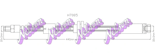 Flexible de frein KAWE H7085