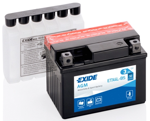 Batterie de démarrage TUDOR ETX4L-BS