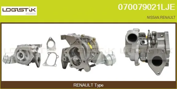 Turbocompresseur, suralimentation LGK 070079021LJE