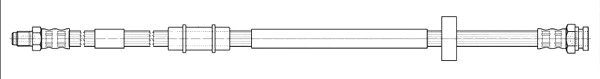Flexible de frein CEF 512258