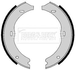 Jeu de mâchoires de frein, frein de stationnement BORG & BECK BBS6365