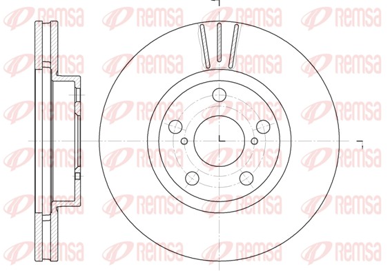 Disque de frein REMSA 6577.10