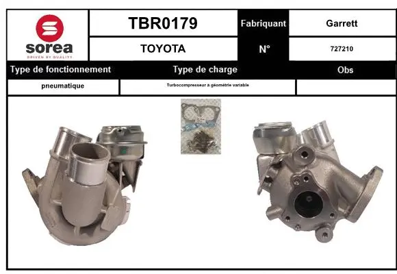 Turbocompresseur, suralimentation EAI TBR0179