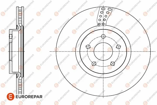 Disque de frein EUROREPAR 1642763580