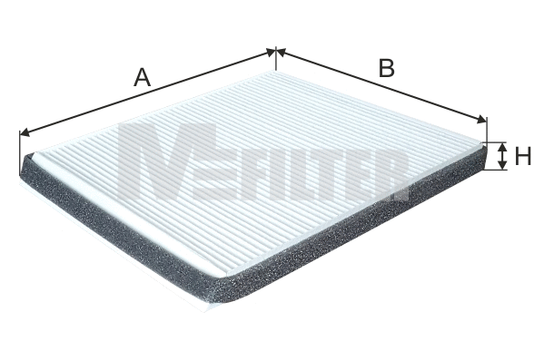 Filtre, air de l'habitacle MFILTER K 9144