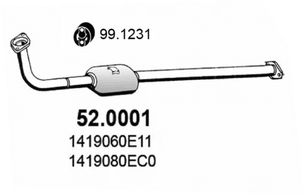 Catalyseur ASSO 52.0001