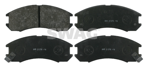 Kit de plaquettes de frein, frein à disque SWAG 83 91 6282