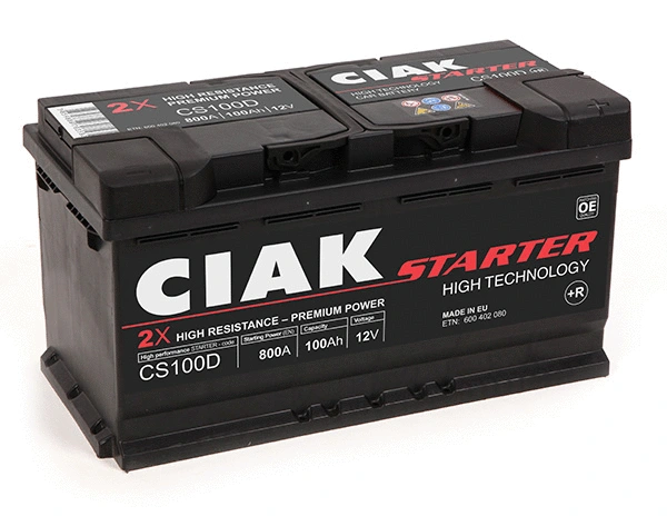 Batterie de démarrage CIAK Starter CS100D