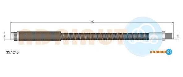 Flexible de frein ADRIAUTO 35.1246
