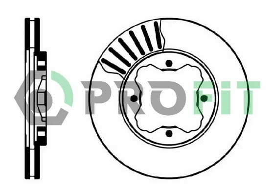 Disque de frein PROFIT 5010-0450