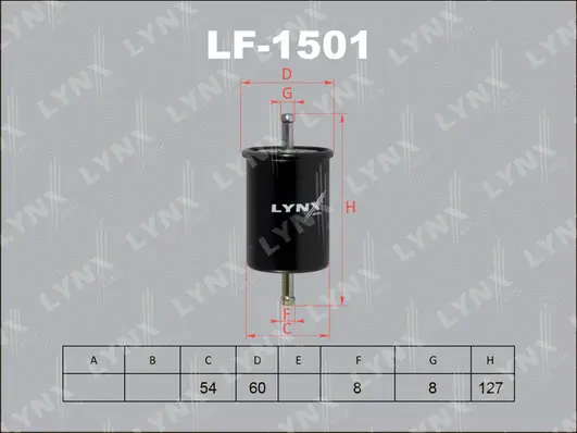 Filtre à carburant LYNXAUTO LF-1501