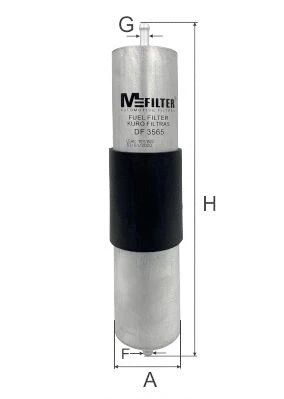 Filtre à carburant MFILTER DF 3565