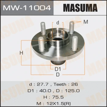 Kit de roulements de roue MASUMA MW-11004