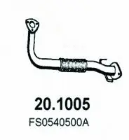 Tuyau d'échappement ASSO 20.1005