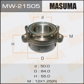 Kit de roulements de roue MASUMA MW-21505
