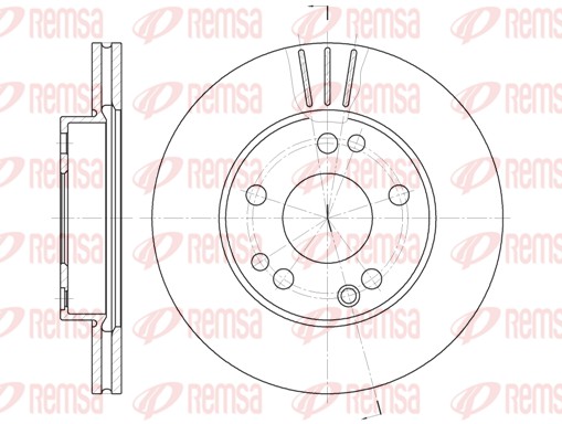 Disque de frein REMSA 6228.10