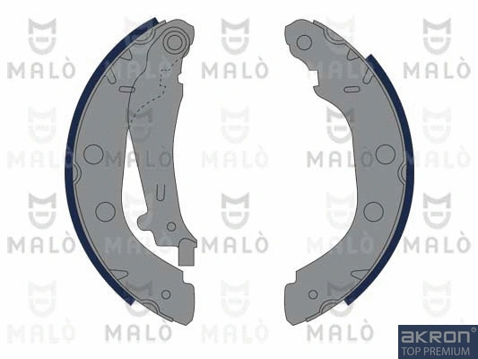 Jeu de mâchoires de frein AKRON-MALÒ 1390045
