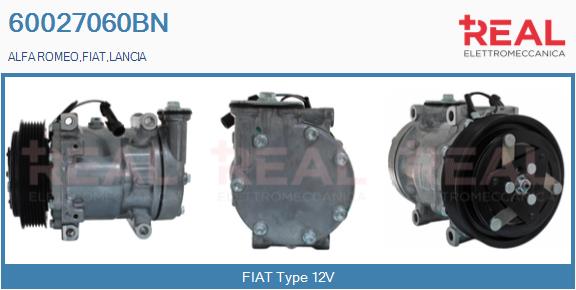 Compresseur, climatisation REAL 60027060BN