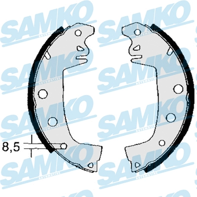Jeu de mâchoires de frein SAMKO 82970