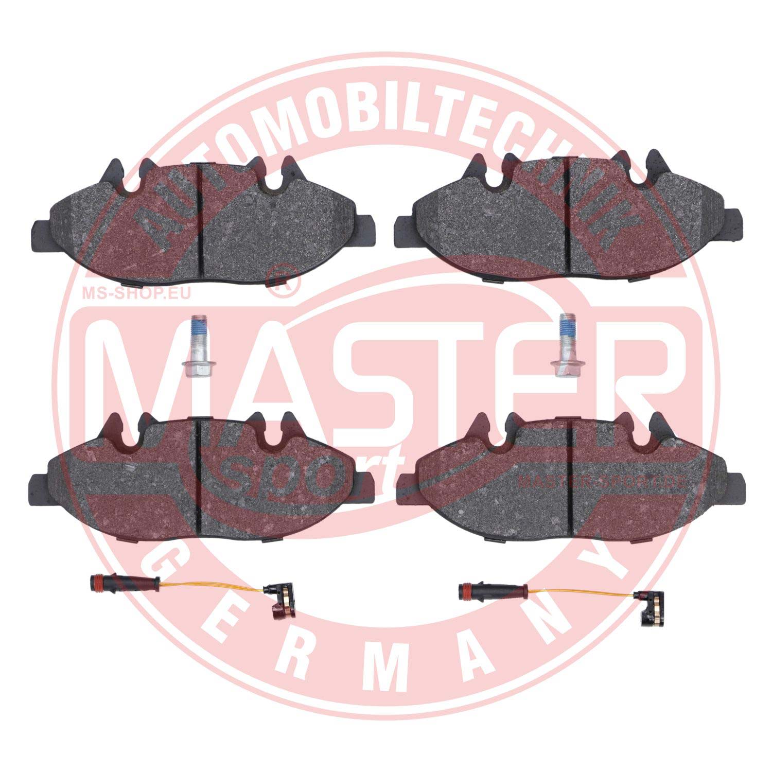 Kit de plaquettes de frein, frein à disque MASTER-SPORT GERMANY 13046038192N-SET-MS