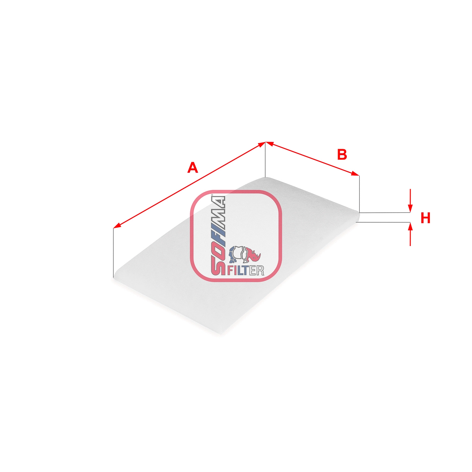 Filtre, air de l'habitacle SOFIMA S 3322 C