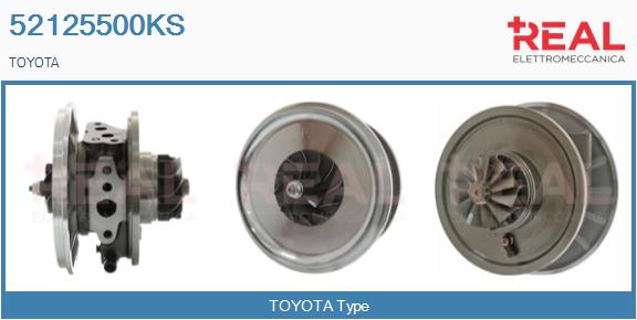 Groupe carter, turbocompresseur REAL 52125500KS