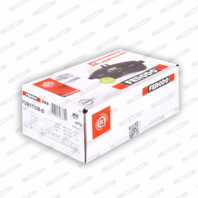 Kit de plaquettes de frein, frein à disque FERODO FDB1733B-D