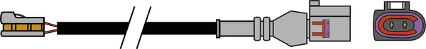 Contact d'avertissement, usure des plaquettes de frein JURATEK JCW288