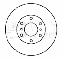 Disque de frein KEY PARTS KBD4357