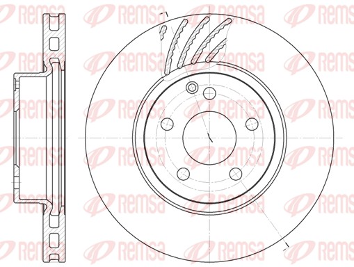 Disque de frein REMSA 6677.10