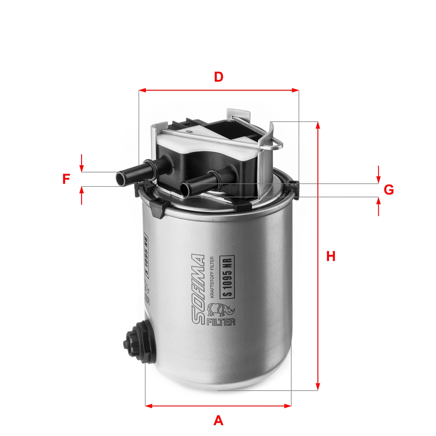 Filtre à carburant SOFIMA S 1095 NR