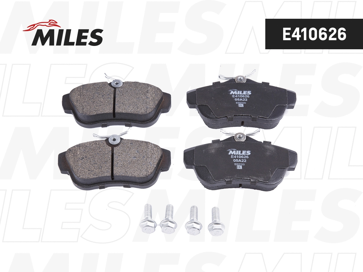 Kit de plaquettes de frein, frein à disque MILES E410626