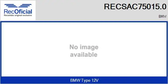 Compresseur, climatisation RECOFICIAL RECSAC75015.0