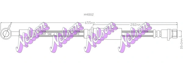 Flexible de frein KAWE H4802