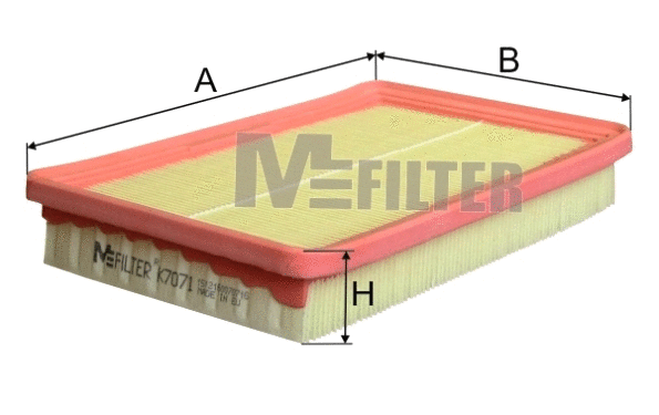 Filtre à air MFILTER K 7071