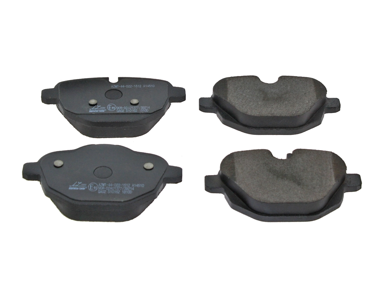 Kit de plaquettes de frein, frein à disque A.Z. Meisterteile AZMT-44-022-1512