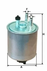 Filtre à carburant UNIFLUX FILTERS XN411
