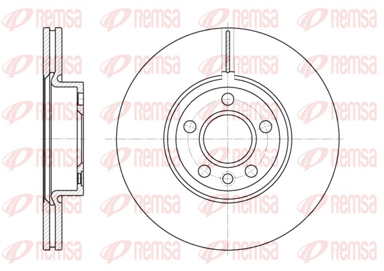 Disque de frein REMSA 6728.10
