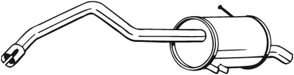 Silencieux arrière BOSAL 278-699