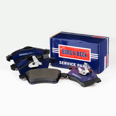 Kit de plaquettes de frein, frein à disque BORG & BECK BBP1692