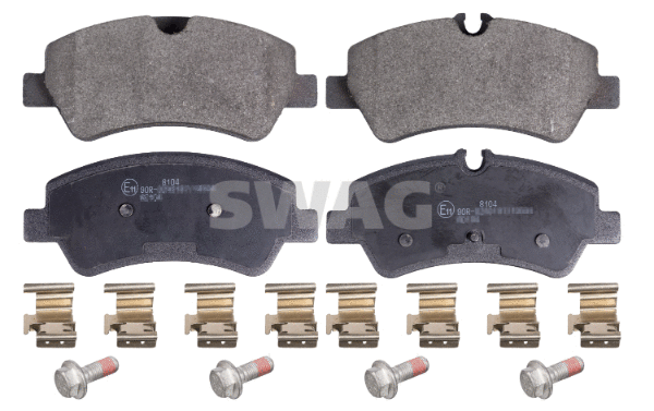 Kit de plaquettes de frein, frein à disque SWAG 50 91 6963
