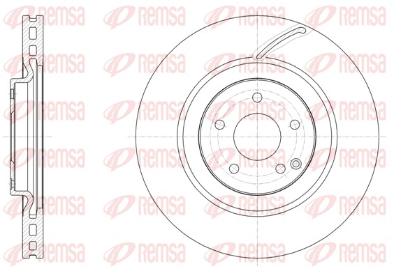 Disque de frein REMSA 61526.10