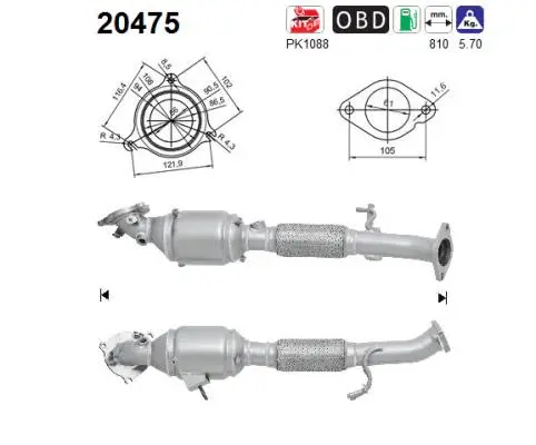 Catalyseur AS 20475