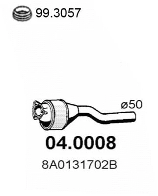 Catalyseur ASSO 04.0008