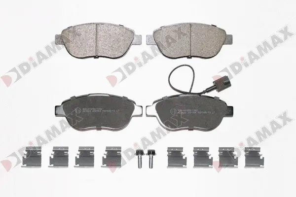Kit de plaquettes de frein, frein à disque DIAMAX N09161K