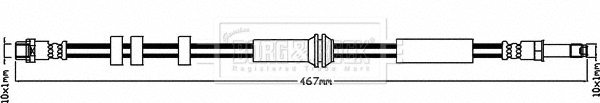 Flexible de frein BORG & BECK BBH8398