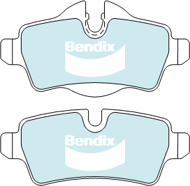 Kit de plaquettes de frein, frein à disque BENDIX-SEA DB2214 EURO+