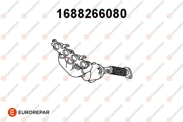 Catalyseur en coude EUROREPAR 1688266080